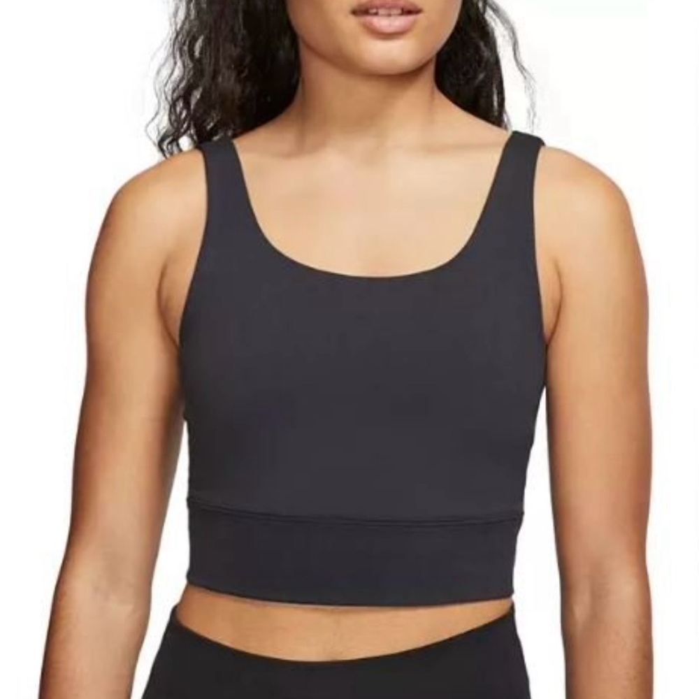 🚫**SOLD** Nike Women's Luxe Cropped Novelty Tank Top Sports Bra Small
